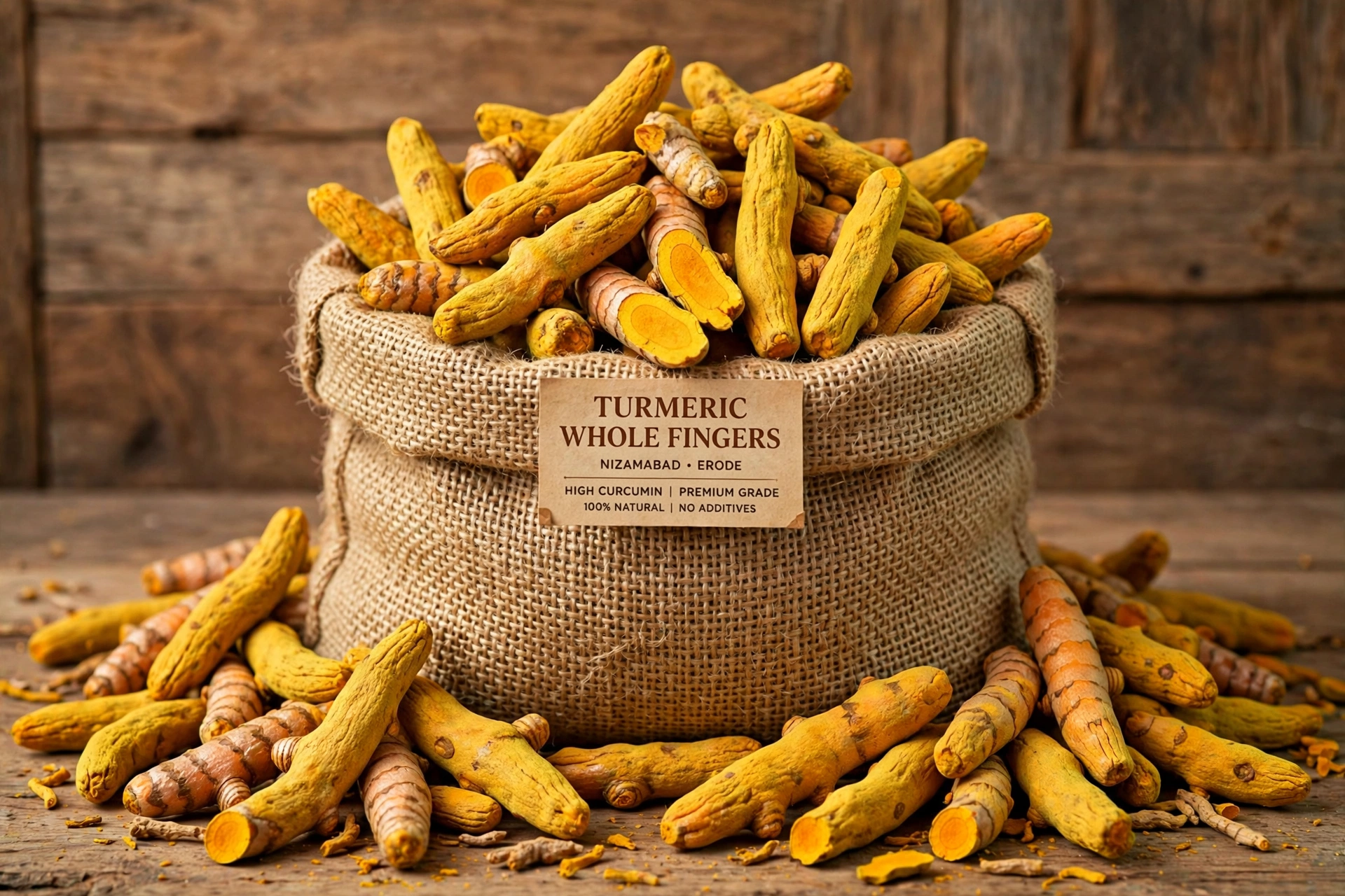 Turmeric Whole Fingers High Curcumin