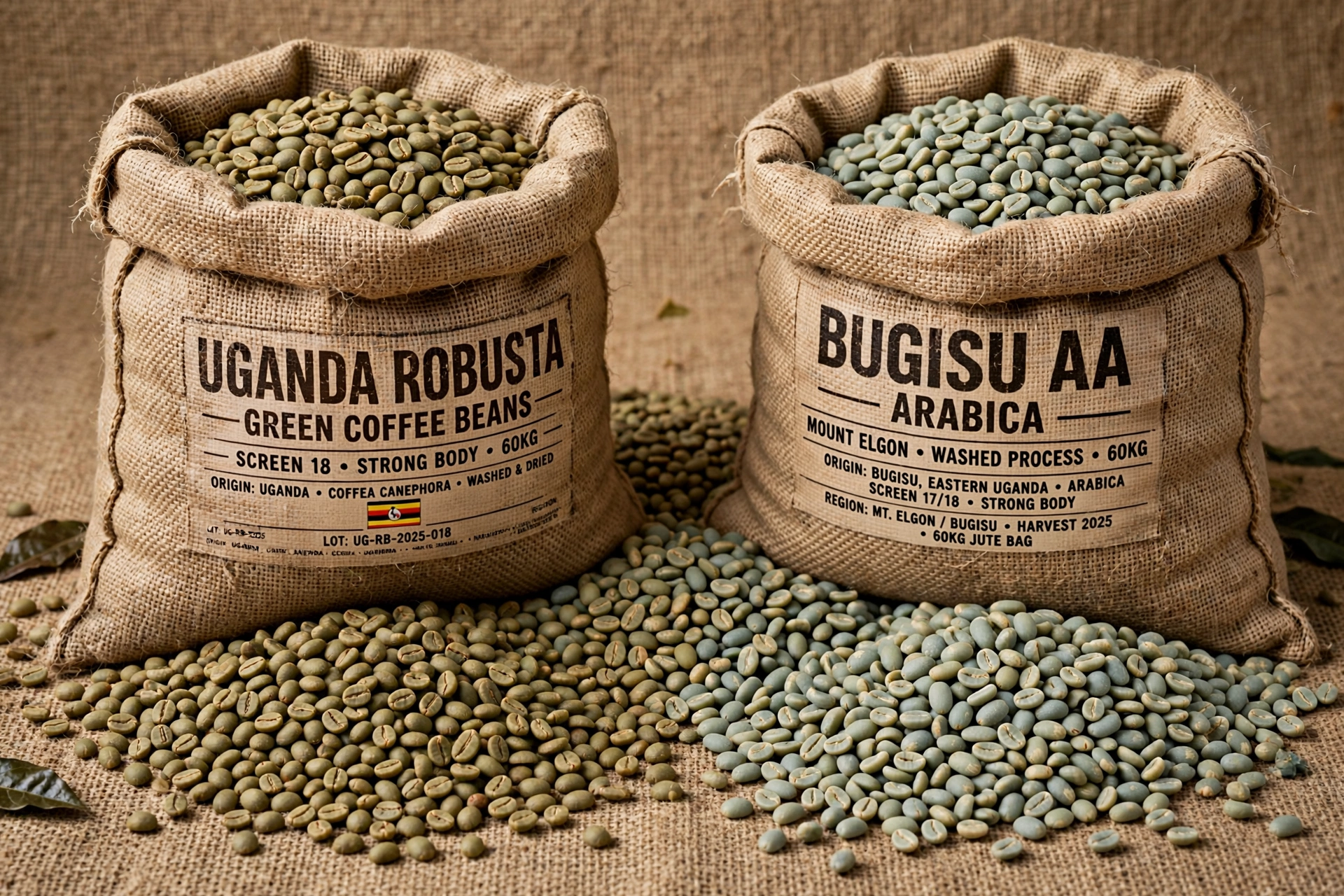 Uganda Robusta & Bugisu AA