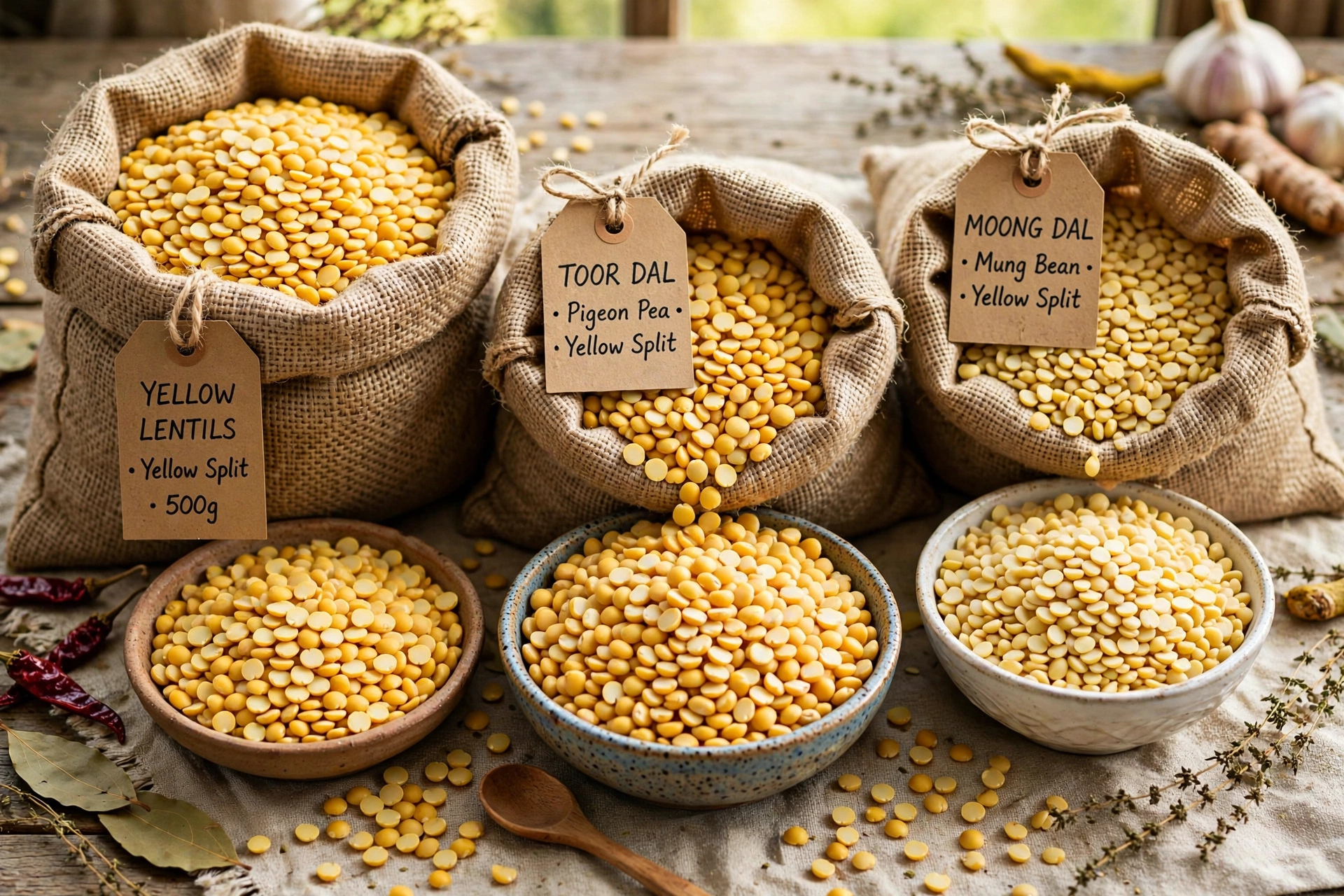 Yellow Lentils Toor Dal